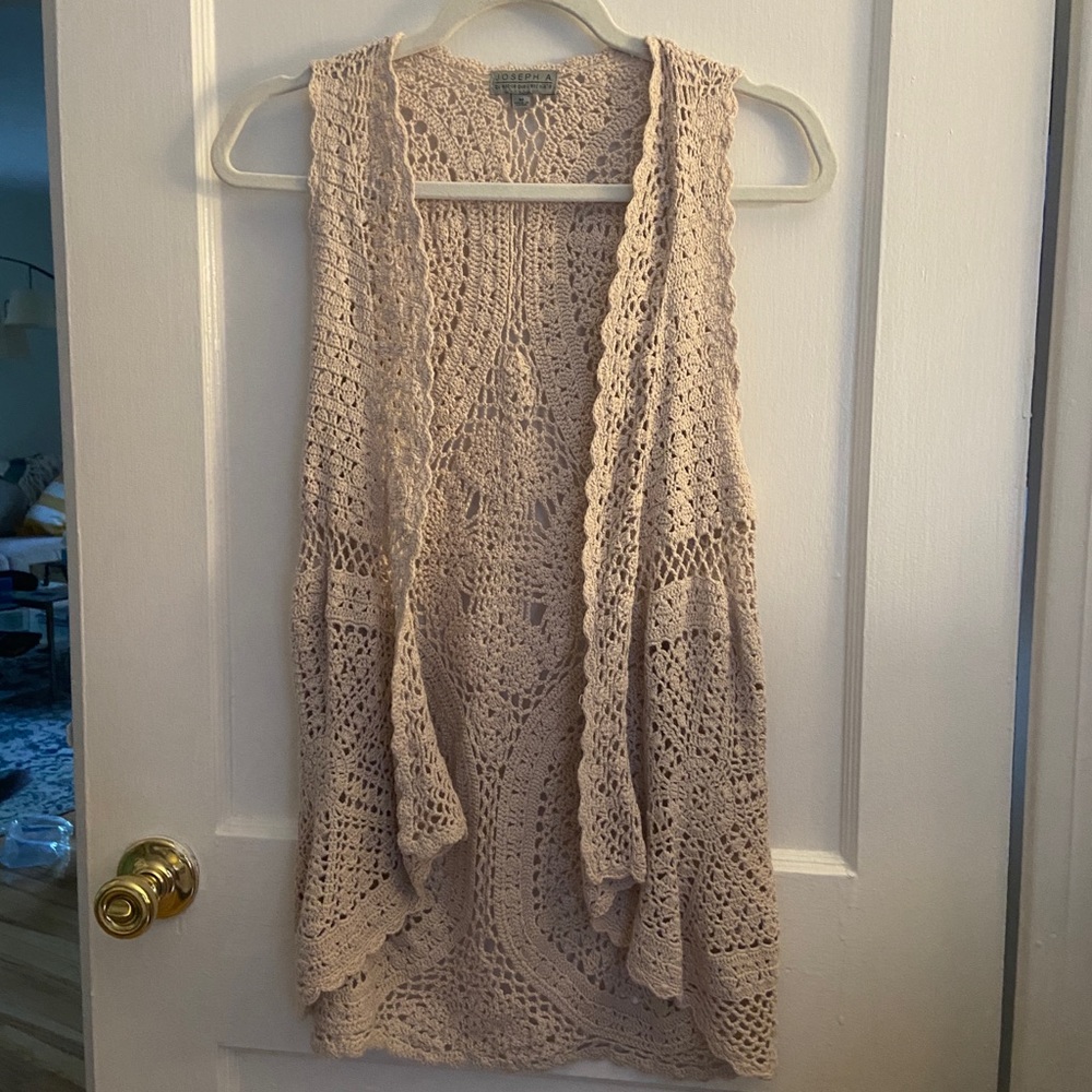 Joseph A Crochet Vest